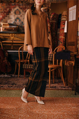 The Akar Kita Women Folded Skirt - Rustique