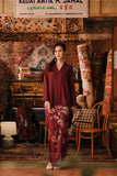 The Akar Kita Women Kebaya Top - Burgundy