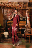 The Akar Kita Women Kebaya Top - Burgundy