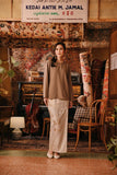 The Akar Kita Women Kedah Blouse Top - Silver Mink