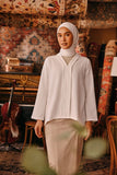 The Akar Kita Women Kebaya Top - Off White