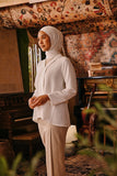 The Akar Kita Women Kebaya Top - Off White