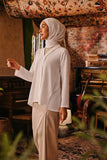 The Akar Kita Women Kebaya Top - Off White