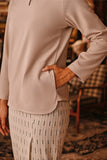 The Akar Kita Women Kedah Blouse Top - Nude