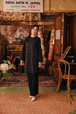 The Akar Kita Women Kurung Riau Top - Black Harvest