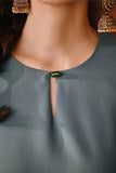 The Akar Kita Women Kedah Blouse Top - Pine Green