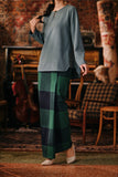 The Akar Kita Women Folded Skirt - Green Square