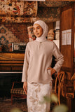 The Akar Kita Women Kedah Blouse Top - Moonlight Ash