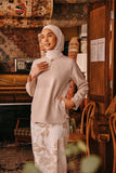 The Akar Kita Women Kedah Blouse Top - Moonlight Ash