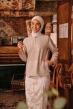 The Akar Kita Women Kedah Blouse Top - Moonlight Ash