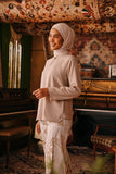 The Akar Kita Women Kedah Blouse Top - Moonlight Ash