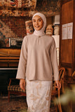 The Akar Kita Women Kedah Blouse Top - Moonlight Ash