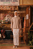 The Akar Kita Women Kedah Blouse Top - Moonlight Ash