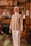 The Akar Kita Women Kedah Blouse Top - Moonlight Ash