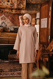 The Akar Kita Women Kurung Riau Top - Nude