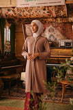 The Akar Kita Women Kebarung Top - Mahogany Rose