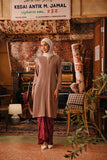 The Akar Kita Women Kebarung Top - Mahogany Rose