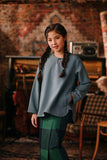 The Akar Kita Kedah Blouse Top - Pine Green