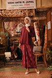 The Akar Kita Women Kebaya Top - Burgundy