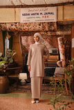 The Akar Kita Women Kurung Riau Top - Moonlight Ash