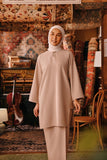 The Akar Kita Women Kurung Riau Top - Moonlight Ash