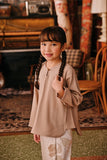 The Akar Kita Kedah Blouse Top - Moonlight Ash