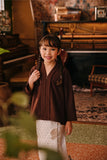 The Akar Kita Kebaya Top - Dark Burgundy