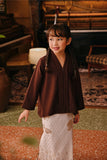 The Akar Kita Kebaya Top - Dark Burgundy