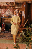 The Akar Kita Women Kebarung Top - Mellow Yellow