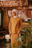 The Akar Kita Women Kedah Blouse Top - Nature Gold