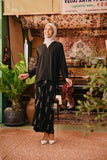 The Akar Kita Women Kebaya Top - Black