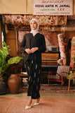 The Akar Kita Women Kebaya Top - Black