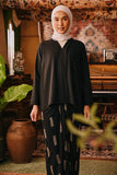 The Akar Kita Women Kebaya Top - Black