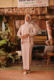 The Akar Kita Women Folded Skirt - Almond Sand