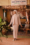 The Akar Kita Women Folded Skirt - Almond Sand