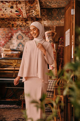 The Akar Kita Women Kebaya Top - Almond Sand