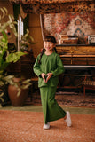 The Akar Kita Kedah Blouse Top - Greenflux