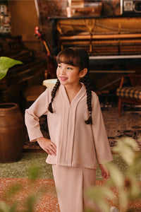 The Akar Kita Kebaya Top - Almond Sand