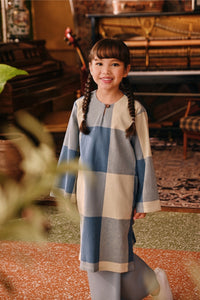 The Akar Kita Kurung Riau Top - Blue Square