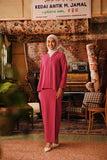 The Akar Kita Women Folded Skirt - Magenta