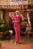 The Akar Kita Women Kebaya Top - Magenta