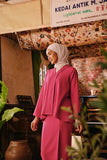 The Akar Kita Women Kebaya Top - Magenta