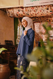 The Akar Kita Women Kebaya Top - England Blue