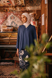 The Akar Kita Women Kebaya Top - England Blue