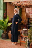 The Akar Kita Women Folded Skirt - Navy