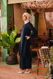 The Akar Kita Women Folded Skirt - Navy