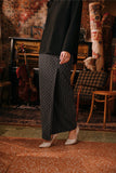 The Akar Kita Women Folded Skirt - Black Streak