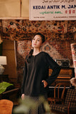 The Akar Kita Women Kedah Blouse Top - Black