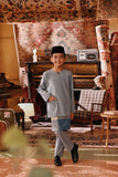 The Akar Kita Baju Melayu Teluk Belanga - Silver Blue