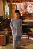 The Akar Kita Baju Melayu Teluk Belanga - Silver Blue